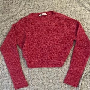 Pink Zara sweater